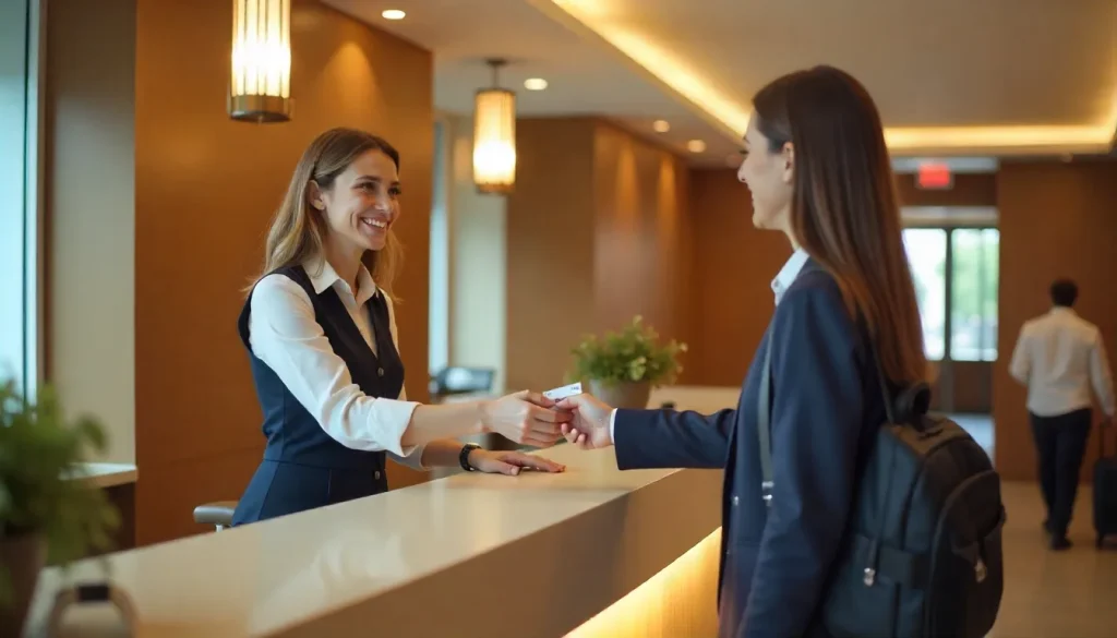 check in hotel